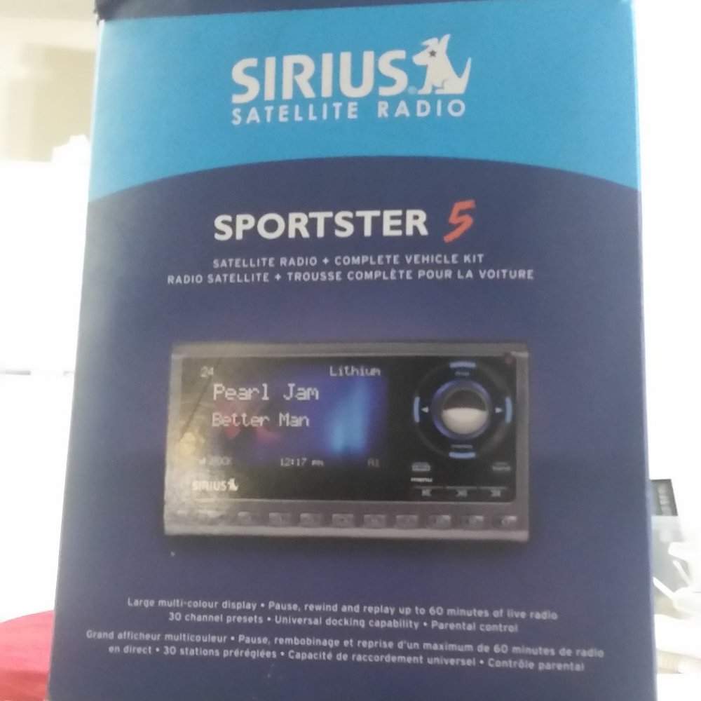 sirius satellite radio sportster 5